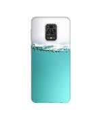 Casotec Half Fill Design 3D Printed Hard Back Case Cover for Mi Redmi Note 9 Pro