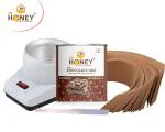 DR HONEY hair removal dark chocolate strip and heater all skin wax full body good for your skin 601.81