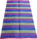 DKB store_Handwoven Recycled Plastic Floor Mat (Multicolour, Large Size: 72 inch x 84 inch)