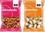 JN Combo of Dry Fruits Almonds and Roasted PistachiO (Salted) Badam and Pista(2 x 250 g)