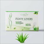 Cailin Care Aloevera Daily Use Anion Chip Panty Liner (Pack of 100 Liners) (Small Size - 155mm)