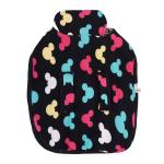 Lulala Pet Dog Jacket. with Print Soft Fleece Puppy Clothes for Small Dog Clothes for | Puppy Clothes Dog Dress Cat Clothes | Comfortable Pet Clothes. (30 In-Color Black)