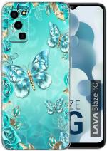 Fashionury Back Cover for Lava Blaze 5G (Multicolor, Grip Case, Silicon, Pack of: 1)