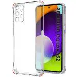 Mobile Mantra Transparent Silicone Back Case Cover For Samsung Galaxy A52, A52S 5G