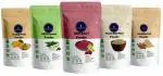 VEDICINE Pure Beetroot, Neem Leaf, Orange, Peel, Multani Mitti, Sandalwood Powder (50gmx5)