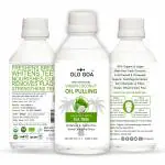 OldGoa Oil Pulling Tea Tree Ayurvedic Mouthwash For Healthy Teeth & Gums, Bad Breath, Healthier Oral Hygiene, Teeth Whitening, Fresh Breath, Detoxification | Oral & Dental Care| Best Formula (200 ML)