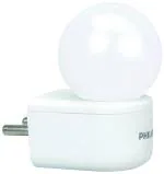 Philips Joy Vision Coral Rush 0.5-Watts Led Bulb Night Lamp (White, Pack Of 1, Prong)