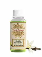 Exotic Aromas Vanilla Essential Oil for Healthy Hair, Face, Diffuser, Candles, Soap (100 ml)