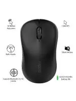 Rapoo M160 Wireless Power Saving Mouse with Bluetooth, 1300 DPI Optical Tracking for PC/- Black.