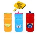 THE LITTLE LOOKERS Blue, Red & Yellow Cover for Philips Avent/Wide Neck Baby Feeding Bottle 3 pcs