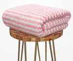 Satisfyn Microfiber Bath Towel Snake Design Pink Color
