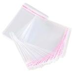 Agroha Plastic Polythene Clear Bags Small Size Pouches Transparent Self Adhesive BOPP Bags For Jewellery Packing Pack Of 500 Pieces (4 * 5 Inch (10 * 12.5 CM))