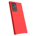 LIRAMARK Liquid Silicone Soft Back Cover Case for Samsung Galaxy Note 20 Ultra (Red)