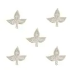Osasbazaar Silver Belpatri For Pooja/Festival (Pack of 5)