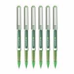Uni-ball 157 Light Green Ink Eye Roller Ball Pen 0.7 mm (Pack of 6)