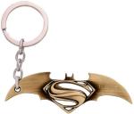 Blue Aura Discount4Product Multicolor Metal Sup-Vs-Bat Key Chain