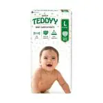Teddyy Baby Easy Large Diaper Pants 42 Count (Pack of 1), 9-14 kgs, 12 hrs Leak Protection, Anti - Bacterial