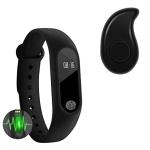 Drumstone Black Bluetooth Fitness Smart Band And S530 Bluetooth Headset