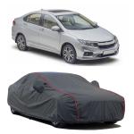 STARIE Car Cover For Honda City (With Mirror Pockets) (Black, Red, For 2021, 2020, 2019, 2018, 2017, 2016, 2015, 2014 Models)