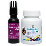 Sheopals Mool Hair Grow Oil and Capsule For Hair Growth Men & Women - (30 Capsules & 60ml Oil)