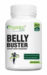 Adorreal Organicoslim Belly Buster with L-carnitine, caffeine, green tea, Garcinia, green coffee, Coleus forskohlii(Forskolin), and chromium picolinate for Healthy Weight Loss-60 capsules