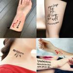 Temporary Tattoowala Line art Designs Combo Pack of 4 Temporary Tattoo Sticker For Men and Woman Temporary body Tattoo