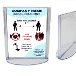 Kebica Stationery Transparent Acrylic Memo Holder