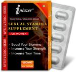 Inlazer Sexual Stamina Organic Tablet Enhances Sex Mood Increases Stamina, 10 Capsules Each (Pack Of 5)