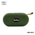SOFTY SBS-10 Mini Boo Wireless Bluetooth Speaker (USB PENDRIVE, Memory Card,FM, MIC, Option) -Green