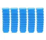 Loknath Small Sweet Distribution Plastic Box or small Dabbi Peda Boxes Multiple Uses 200ml set of 50