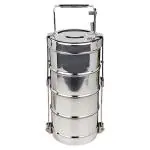 Super HK Stainless Steel Four Tier Tiffin Box