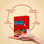 JIVRAJ SAMAARA Masala Instant Tea Premix | 10 Sachets | Premium Pack of Kadak Desi Chai (150 gm)