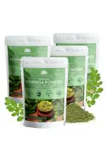 Saptamveda Organic Moringa Leaf Powder 1kg (Pack of 4)