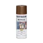Rust-Oleum STOPS RUST 286524 Vintage Metallic Spray Paint WARM GOLD, 312 grams