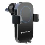 Sevenaire CH07 Wireless Car Charger Mobile Holder with 15W Fast Charging l Car Charger l Android Wireless Charger l iPhone Wireless Charger l Car Mobile Holder Charger