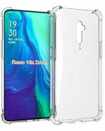 A ACCESSORIES KART Oppo Reno 10X Zoom Transparent Silicon Edge to Edge Protection Back Cover