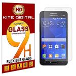 Kite Digital Samsung Galaxy Core 2 SM-G355H Premium Tempered Glass Screen Protector Slim 9H Hardness 2.5D