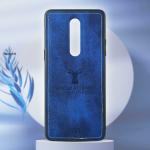 Lejaao Redmi Note 4 4x Deer Series Blue Leather, Cloth PC and TPU Mobile Back Cover