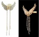 Shivoria Pearl Butterfly & Stone claw clip|| hair clips || Hair accessory