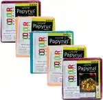 Papyrus Tissue Paper Napkins | Colour Napkin 10x10 cm 50 Pcs 2 Ply=100 sheets Pack of 5 Multicolour Napkins