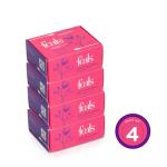 Feals Cotton Ear Buds/Swabs | Eco-Packaged, Chemical-Free, Biodegradeable | 200 Paper Stem, 400 Cotton Swabs Per Pack, Pack of 4 (800 Sticks, 1600 Swabs)