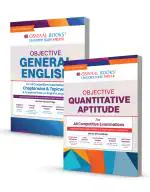Oswaal Objective General English + Quantitative Aptitude For All Competitive Examinations Chapter-Wise & Topic-Wise (Set of 2 Books)