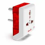Fybros 3 Pin Multi Plug Travel Socket Adaptor