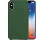 Clickaway Apple Iphone Xs Max Silicone Textured Premium Rich Look Grip Case Cover (Green)