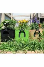 GREENSHEEP Non Woven Fabric Grow Bags - Ideal for Gardening