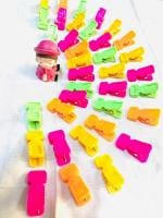 SHOPITECH 36 pcs Cloth hanging clips for dry Plastic Cloth Clips