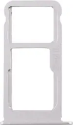 PURPLESAVVY White Steel Sim Card Tray For Nokia X6 2018