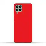 MobiEra Samsung Galaxy M53 5G Plain Red Design Plastic Hard Case Cover