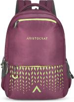Aristocrat Bean | 30L | Casual Backpack | Polyester | Wine Red