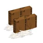 Imvelo Green Your Hygiene Paper Cotton Swabs/Earbuds | Q Tips - 320 Sticks/640 Swabs | Double Tipped Ear Cotton Sticks | 100% Eco-Friendly & Natural | Perfect for Ear Wax Removal